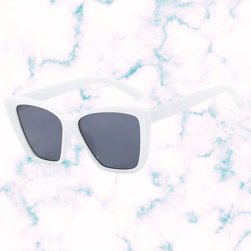 WHITE MONOGRAM RECTANGLE