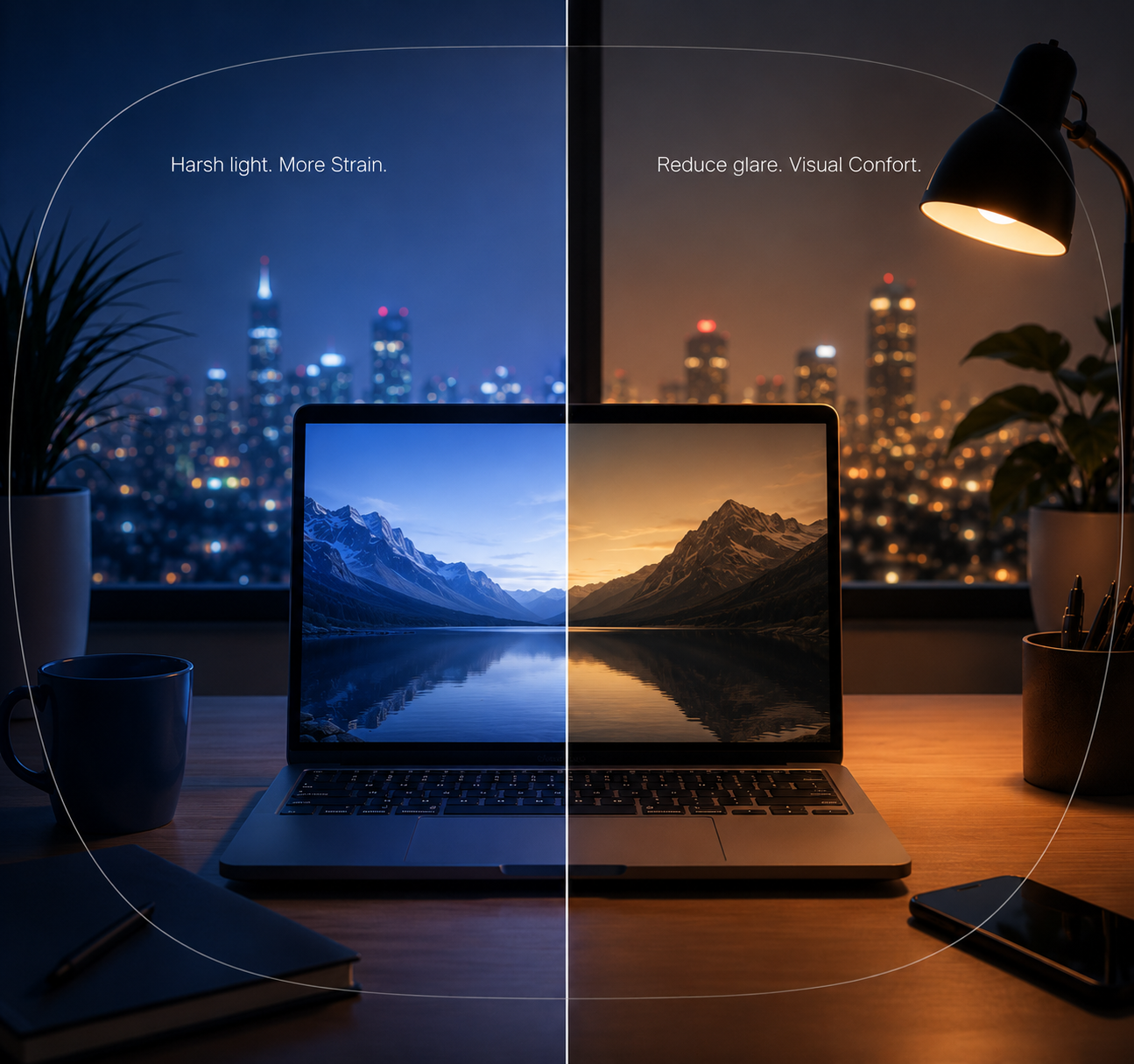Designed for screen-focused days.